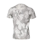 Dolce & Gabbana White Gray Camouflage Cotton Crew Neck T-shirt