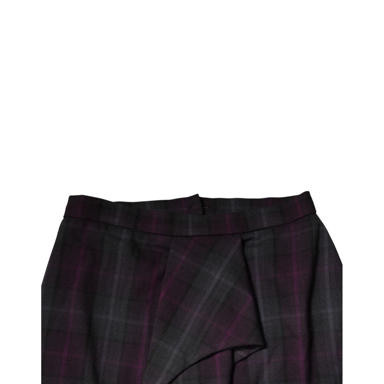 BENCIVENGA Multicolor Checkered Ruffle High Waist Mini Skirt