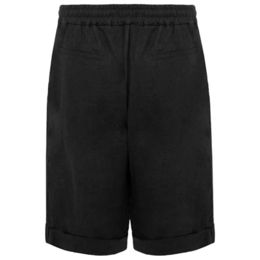 Alpha Studio Black Linen Short AL-14703-IT46 | S