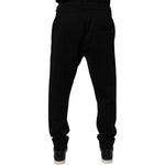Dolce & Gabbana Black Cotton Jogger Jogging Pants