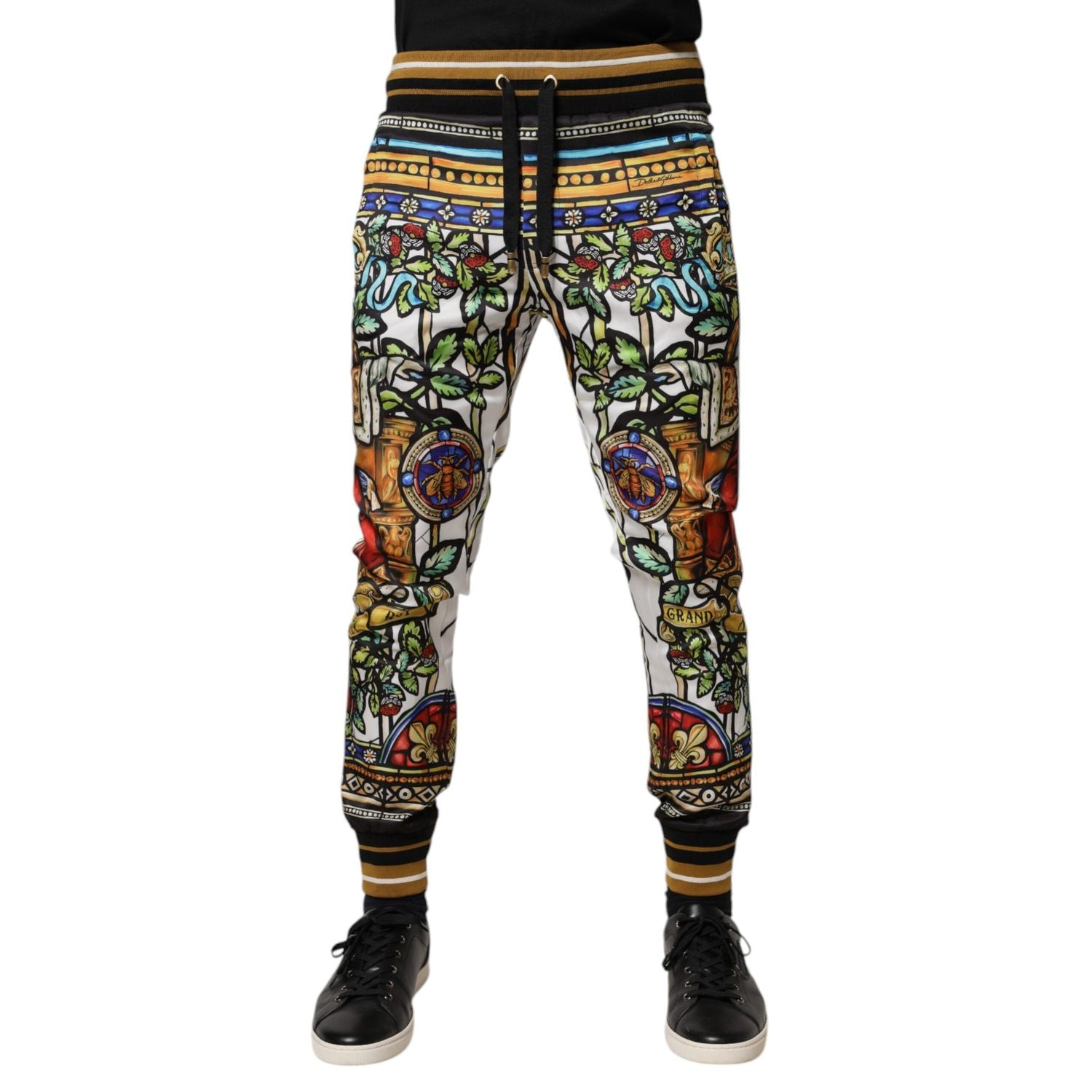 Dolce & Gabbana Multicolor NAPOLEON Jogger Sweatpants Pants