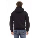 Baldinini Trend Black Polyester Hoody
