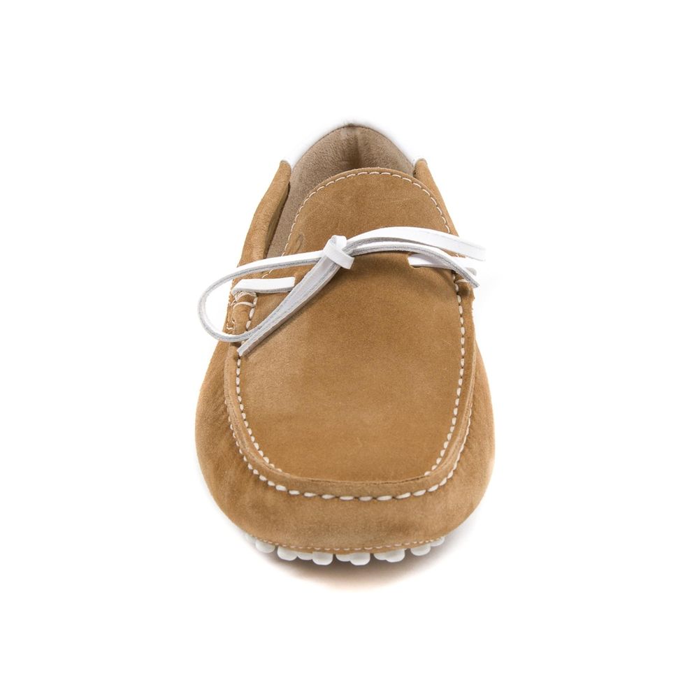 Dee Ocleppo Beige Leather Moccassin