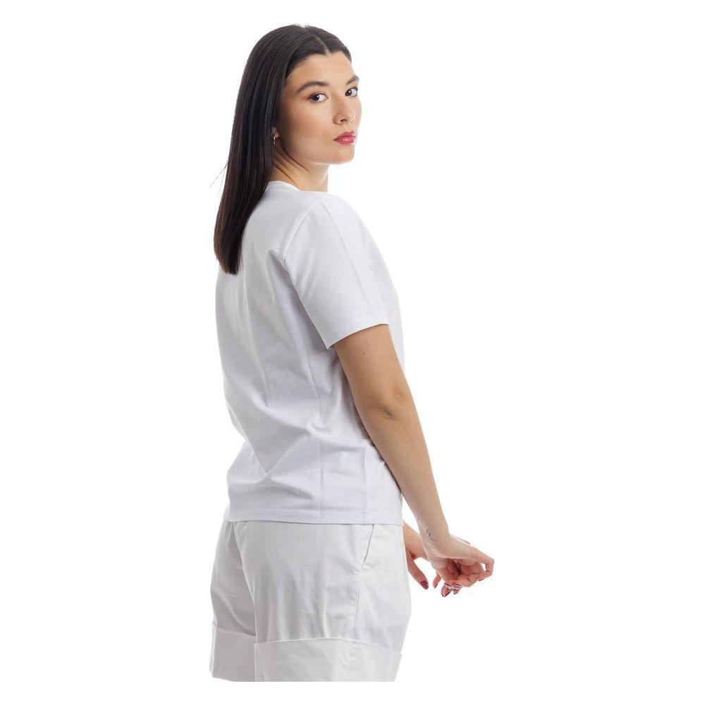 Herno White Cotton Tops & T-Shirt HE-14899-IT52 | XXL