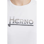 Herno White Cotton Tops & T-Shirt HE-14899-IT52 | XXL