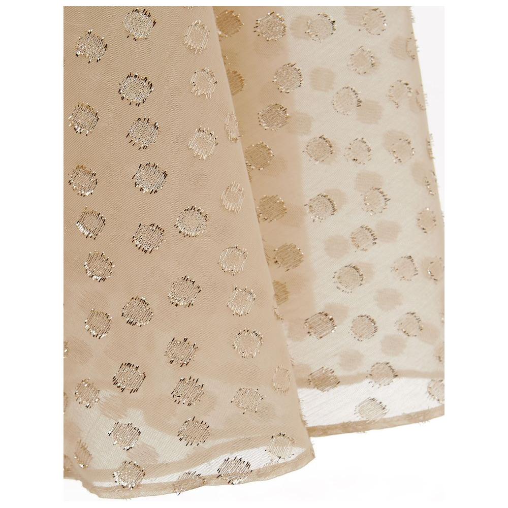 米色棉质优雅连衣裙