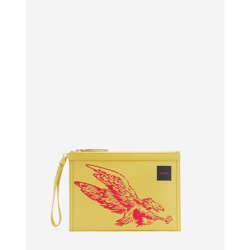 Lanvin "Yellow Leather Men Wallet" LA-14931