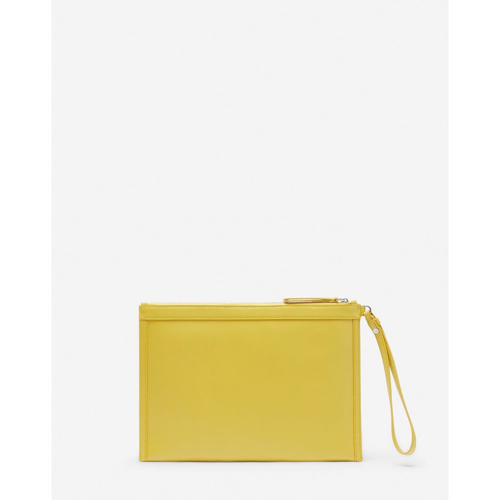 Front view with bag zipped and handles upright.