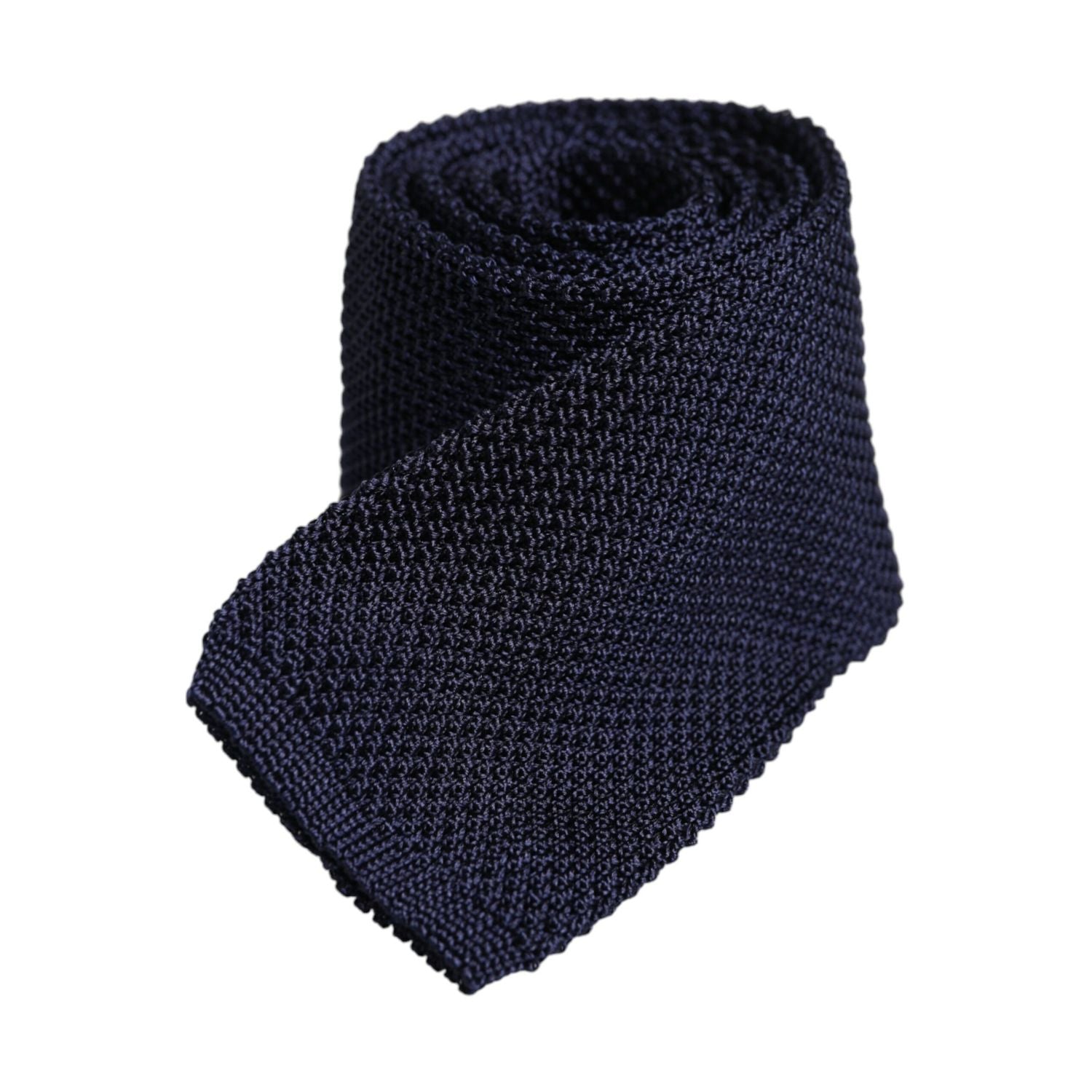 Dolce & Gabbana Dark Blue Silk Adjustable Necktie Tie