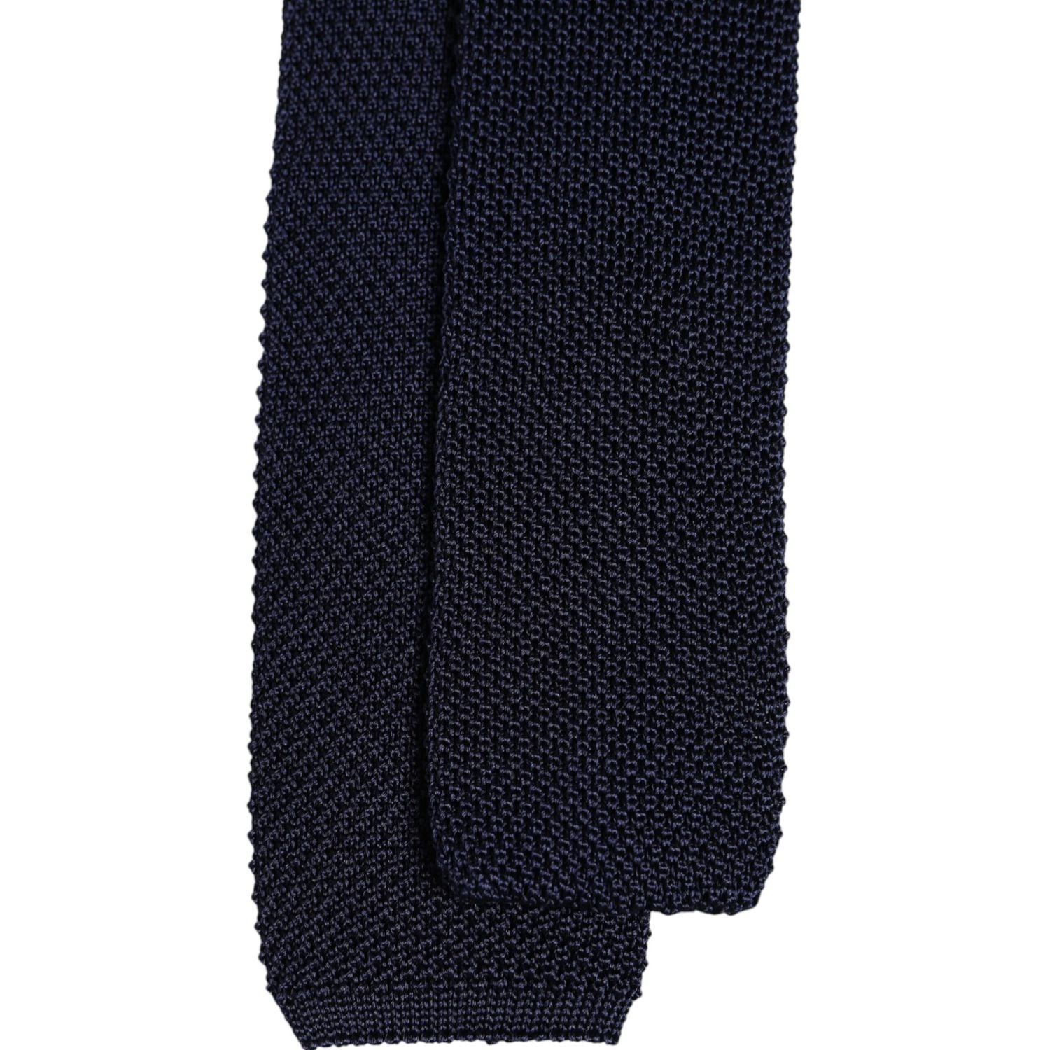 Dolce & Gabbana Dark Blue Silk Adjustable Necktie Tie