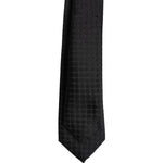 Dolce & Gabbana Black Circles Silk Adjustable Necktie Tie