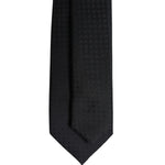 Dolce & Gabbana Black Circles Silk Adjustable Necktie Tie