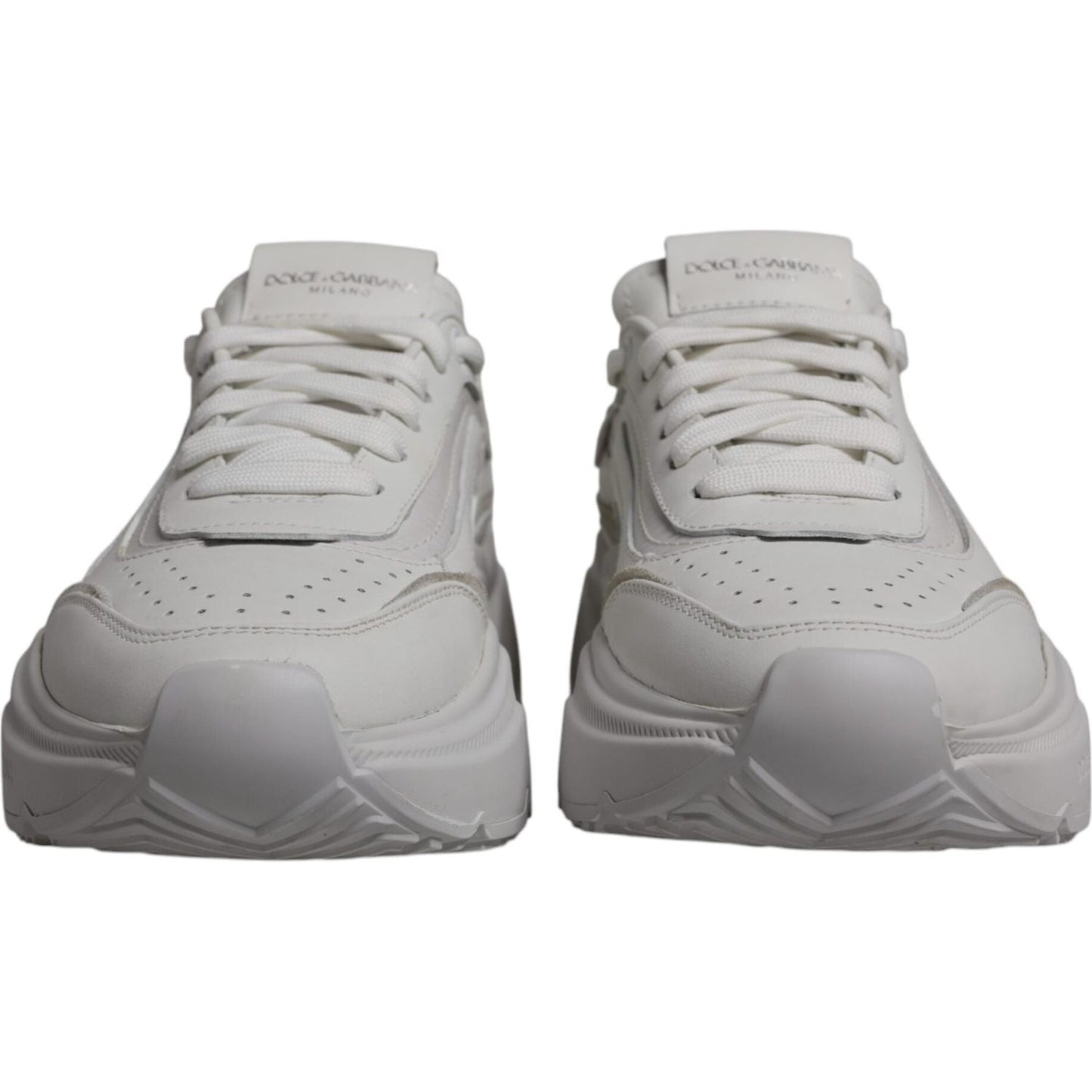 Dolce & Gabbana White Daymaster Low Top Sneakers Shoes