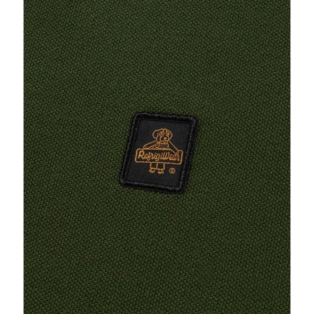 Refrigiwear Green Cotton Polo Shirt RE-14991-M