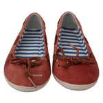 Pantofola D'Oro Coral Suede Lace Bow Loafers Ballet Flat Shoes