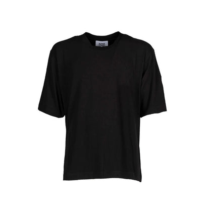Alpha Studio Black Cotton T-Shirt