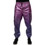 Dolce & Gabbana Pink Purple Two Tone Jogger Sweatpants Pants PAN75211-48