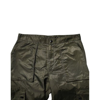 Dolce & Gabbana Dark Green Nylon Cargo Pants