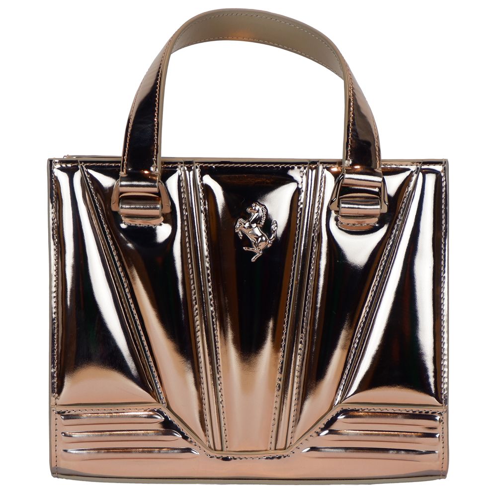 Front view with bag zipped and handles upright.