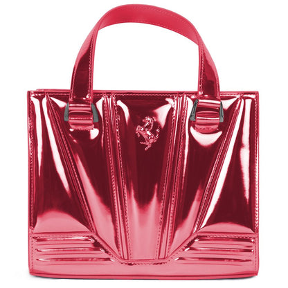 Ferrari Fuchsia Leather Handbag