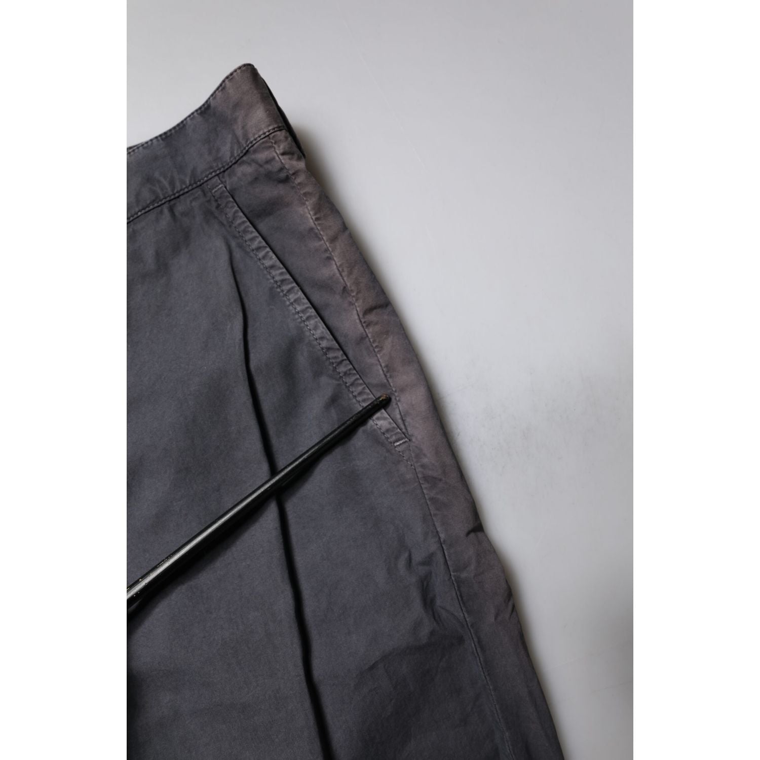 Dolce & Gabbana Dark Gray Cotton Mid Waist Men Bermuda Shorts