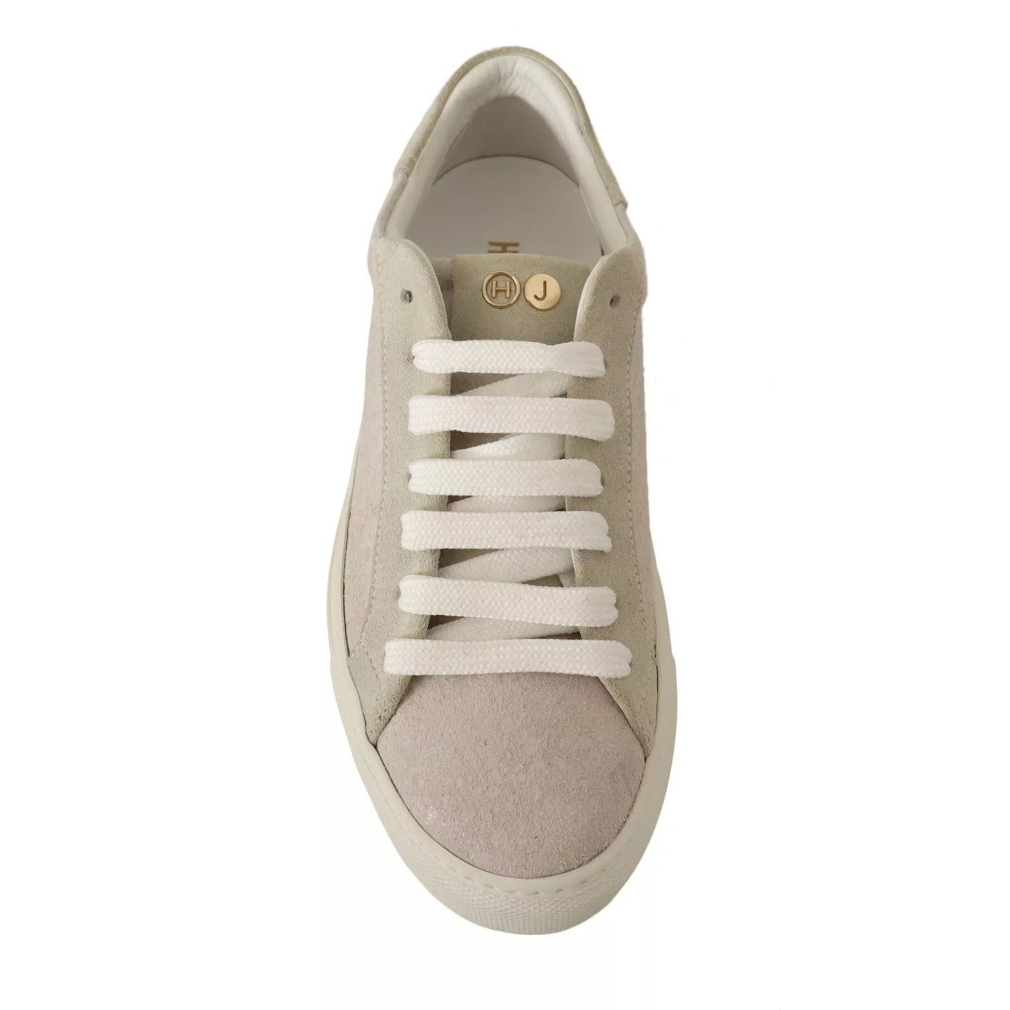 HIDE & JACK Off White Low Top Lace Up Sneakers Shoes