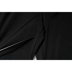 Dolce & Gabbana Black Nylon High Waist Slim Fit Pants
