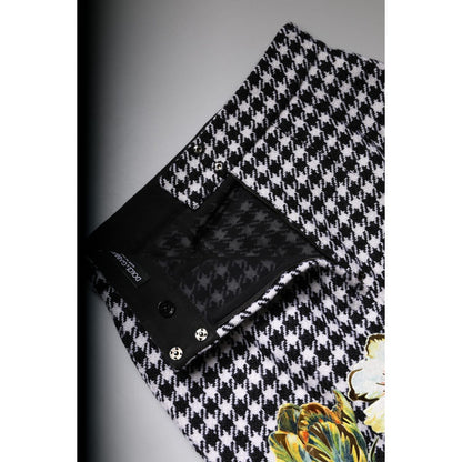 Dolce & Gabbana Multicolor Floral Print High Waist Pencil Cut Skirt