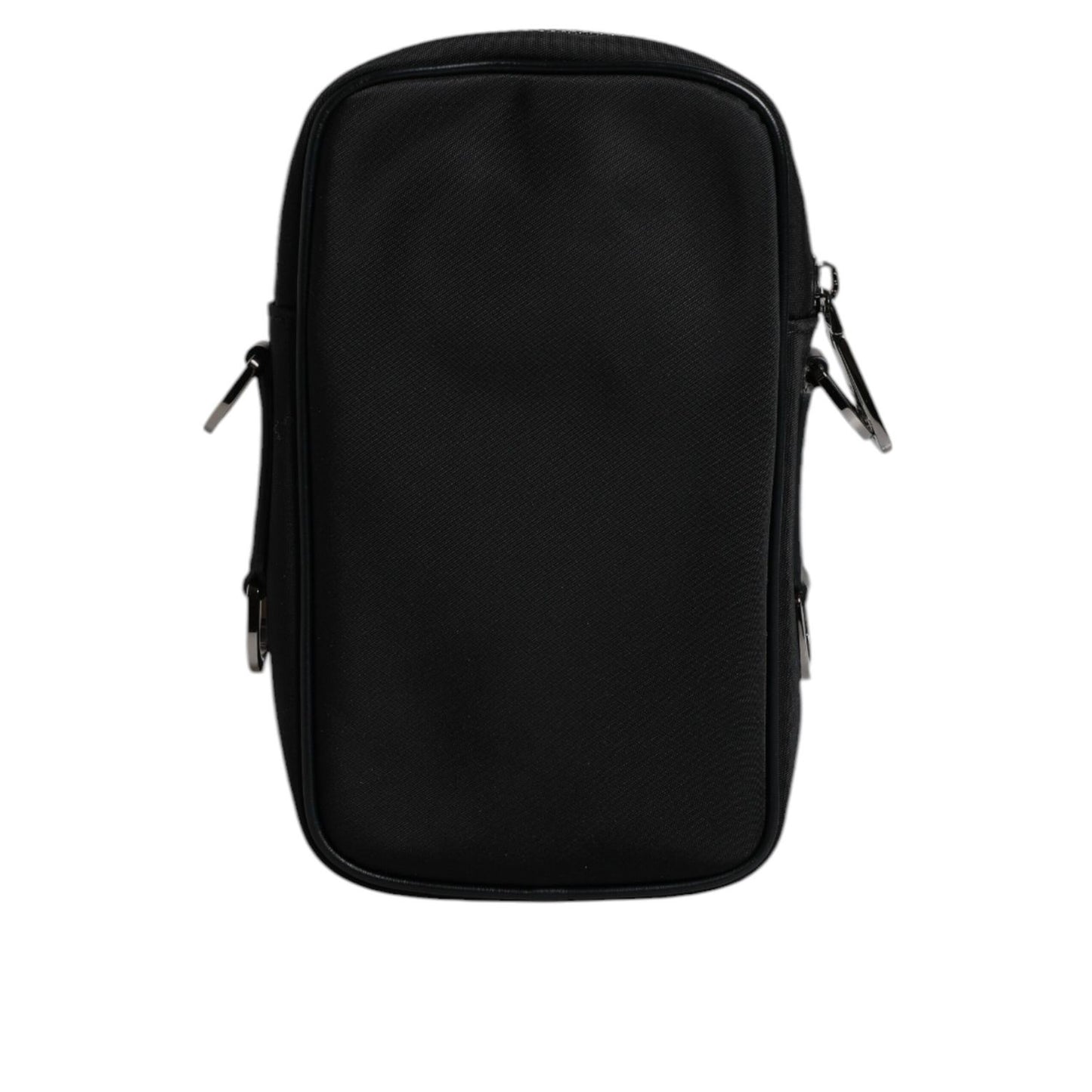 Dolce & Gabbana Multicolor Leopard Jacquard Logo Plaque Neck Strap Bag