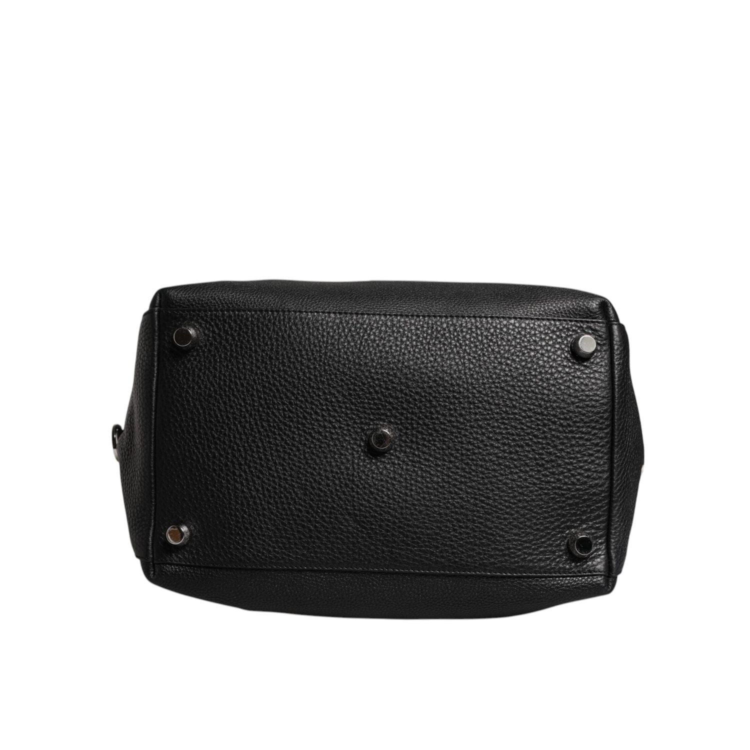 Front view with bag zipped and handles upright.