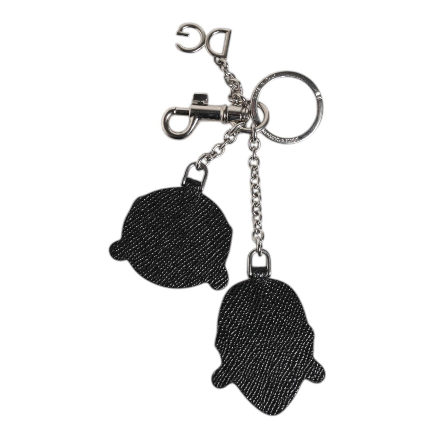 Dolce & Gabbana Multicolor #DGFAMILY Logo Badge Holder Keychain Keyring