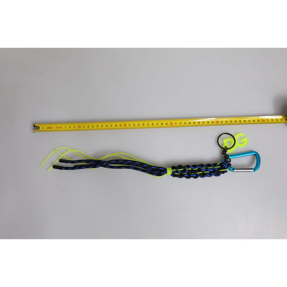 Dolce & Gabbana Multicolor Tape String DG Logo Keychain Polyester Keyring