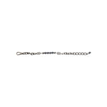 Dolce & Gabbana Silver Tone Chain Lobster Clasp Logo Gray Pearls Bracelet