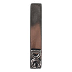Dolce & Gabbana Silver Tone Brass Logo Branded Tie Clip Bar SMY10694