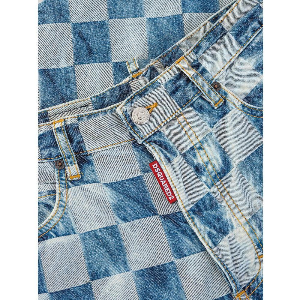 بنطلون جينز وبنطلون قطني أزرق من Dsquared²