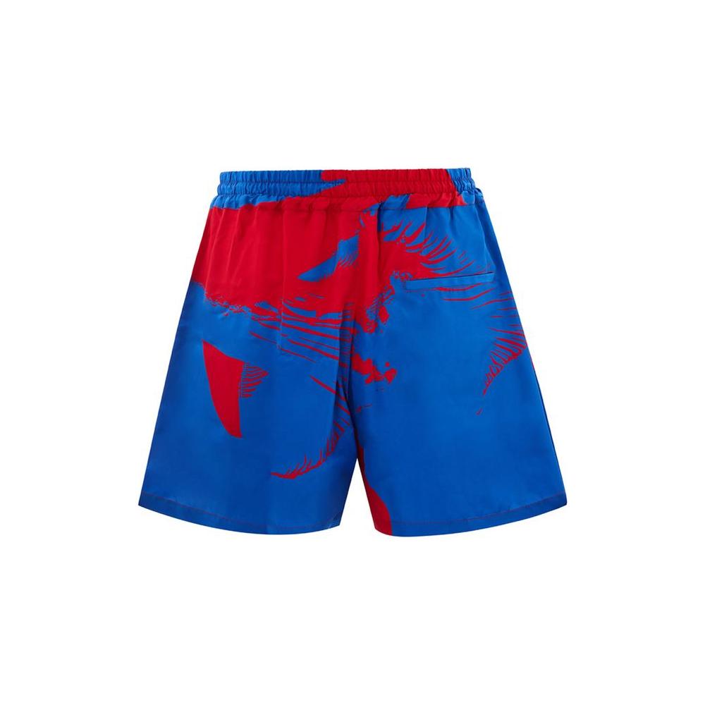 优雅多色粘胶短裤