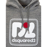 Dsquared² Brown Cotton Sweater Dsquared² Slate Gray