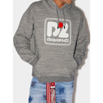 Dsquared² Brown Cotton Sweater Dsquared² Light Slate Gray