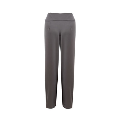 Lardini Gray Wool Casual Pants