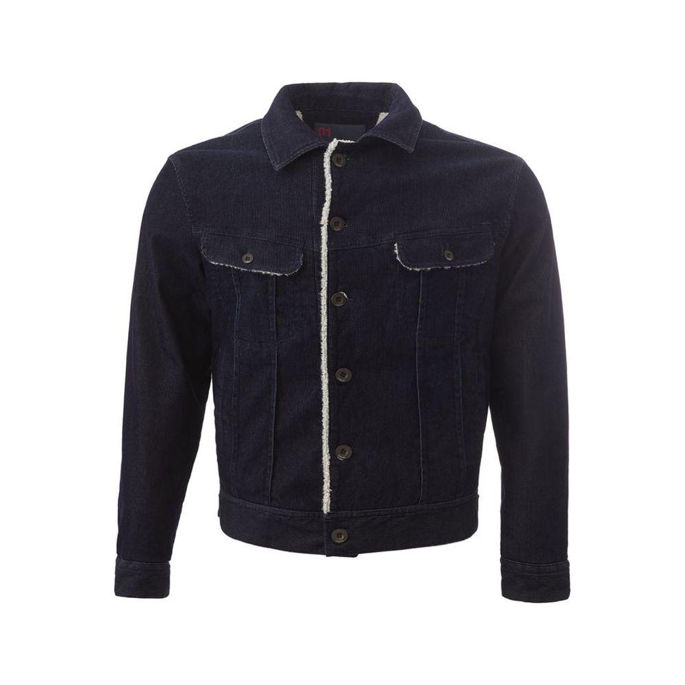 Lardini Blue Cotton Jackets & Coat