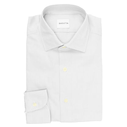 Bagutta White Cotton Men Shirt