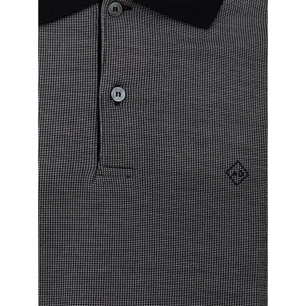 Dunhill Black Cotton Polo Shirt