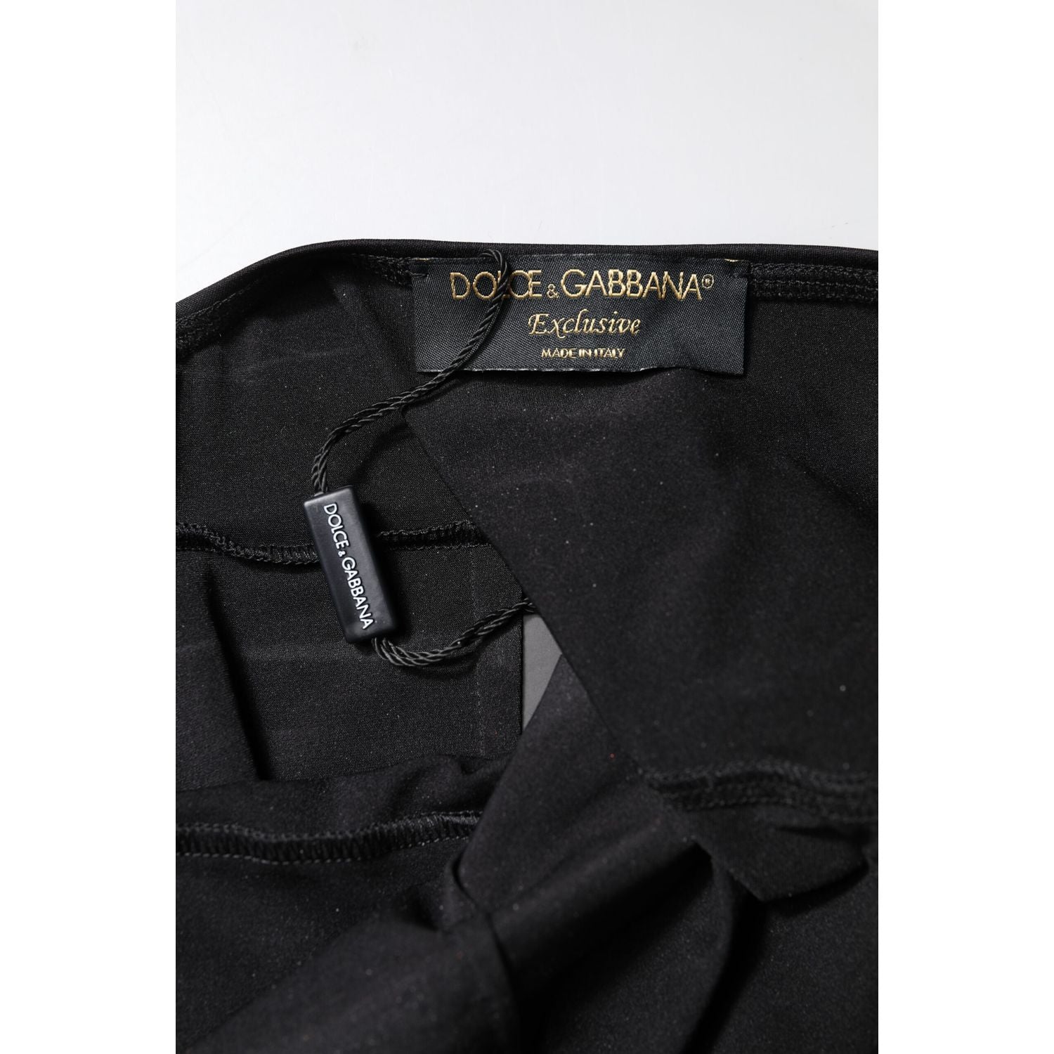 Dolce & Gabbana Black Sleeveless Bodycon Women Jumpsuit Dress