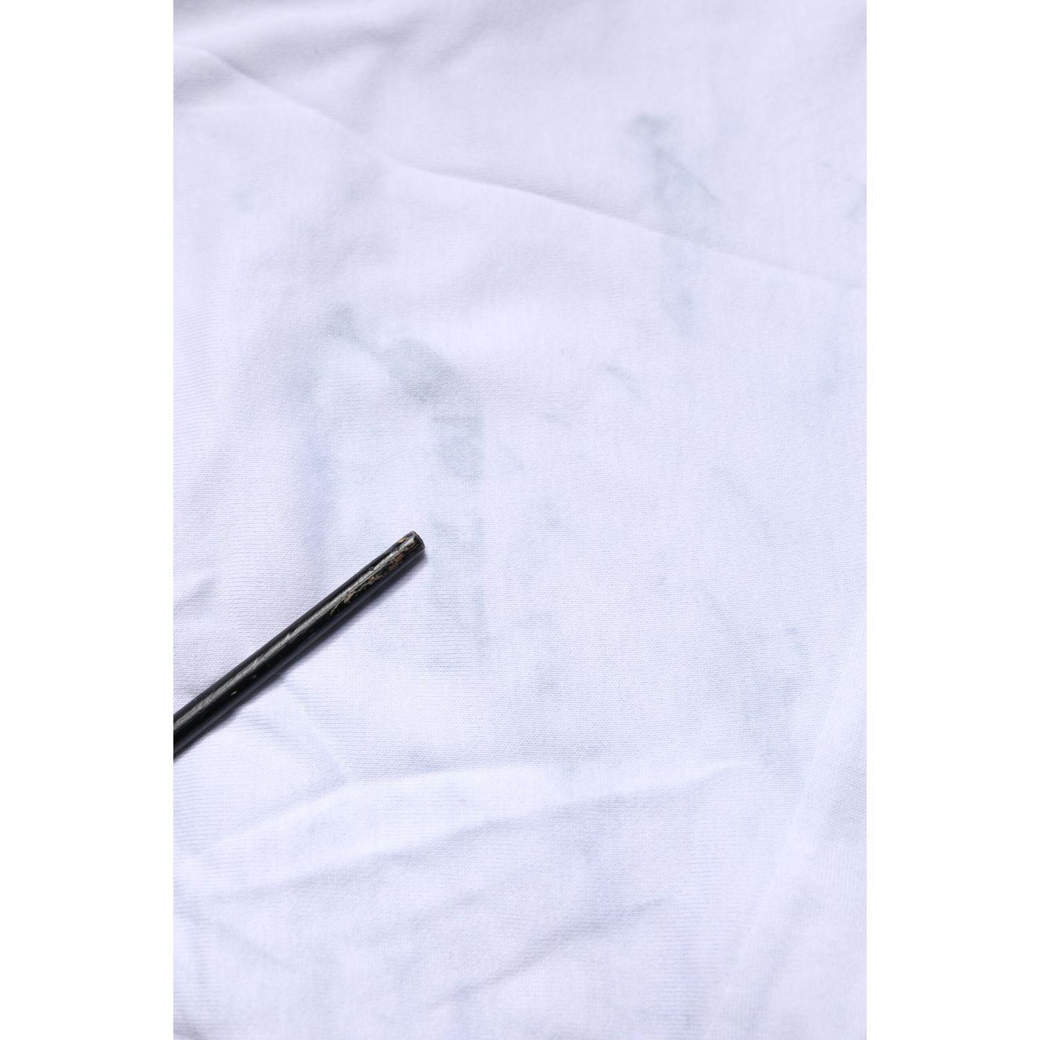 Dolce & Gabbana White Print Lace-Up Cotton Crew Neck T-shirt