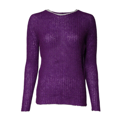 PINK MEMORIES Violet Knitted Long Sleeves Round Neck Sweater