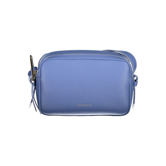 Coccinelle Blue Leather Handbag