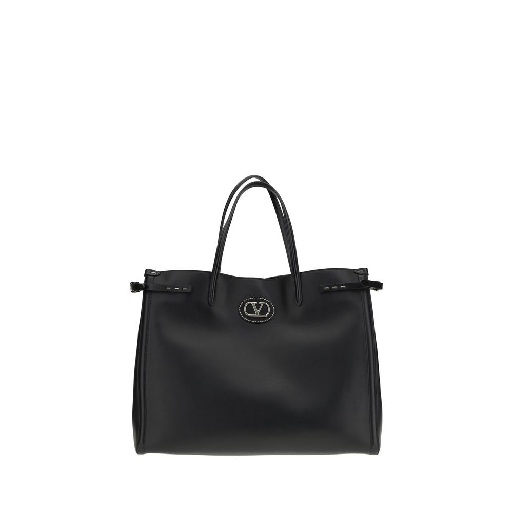Front view with bag zipped and handles upright.