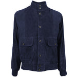 Emilio Romanelli Blue Calfskin Jacket