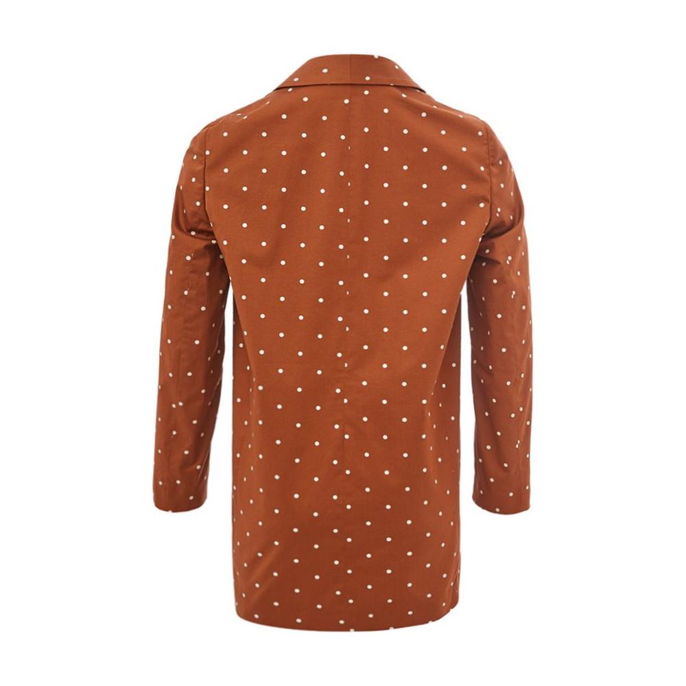 适合现代女性的时尚棕色棉质夹克