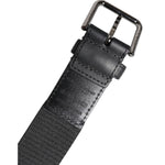 Dolce & Gabbana Green Black Classic Metal Logo Buckle Belt BEL9341-90